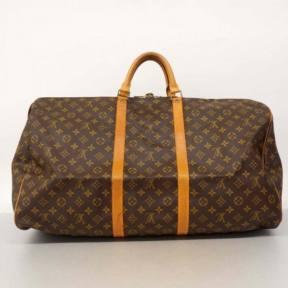 LOUIS VUITTON Brown Monogram Keepall 60 Boston Bag - Picture 12 of 12